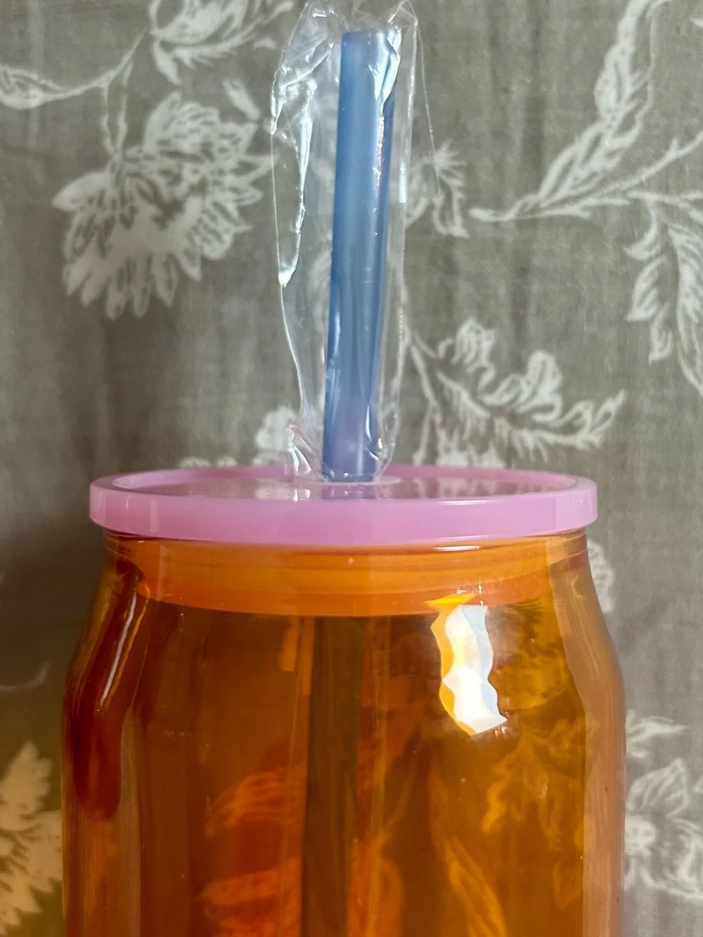 Target Amber Glass Mugs and Mason-Style Tumbler with Straw